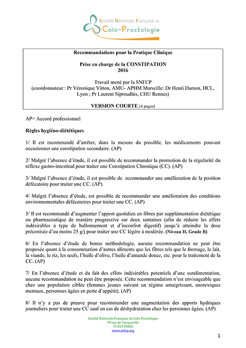 Recommandations pour la prise en charge de la constipation (version courte)_Couv_2016.png