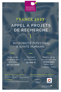 Bourse de recherche BIOCODEX Microbiota Foundation 2027_Affiche_bd.png