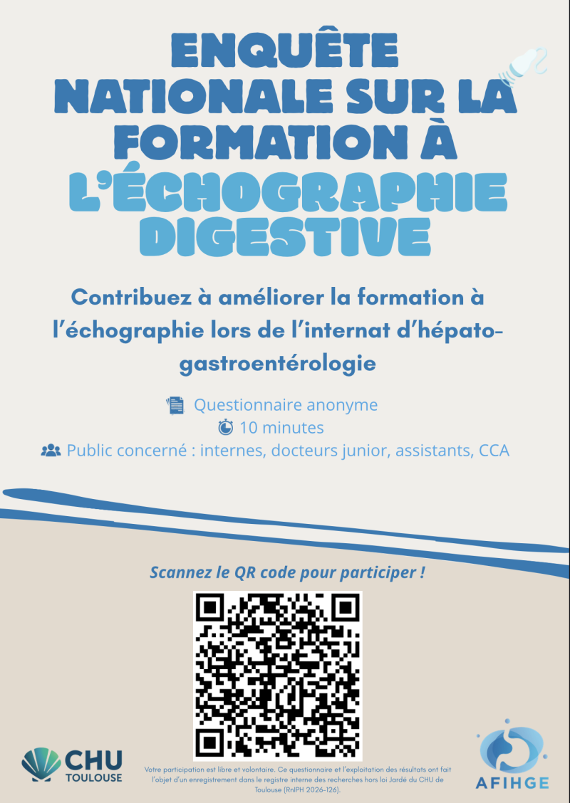 Affiche enquête échographie