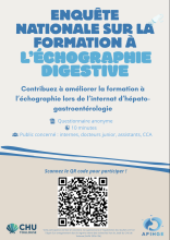 Affiche enquête échographie